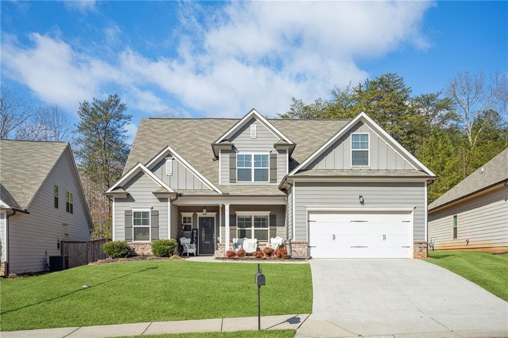 5 bedroom, 3 bathroom single family residence sold at 434 Flowing Trail, Dawsonville, GA 30534
