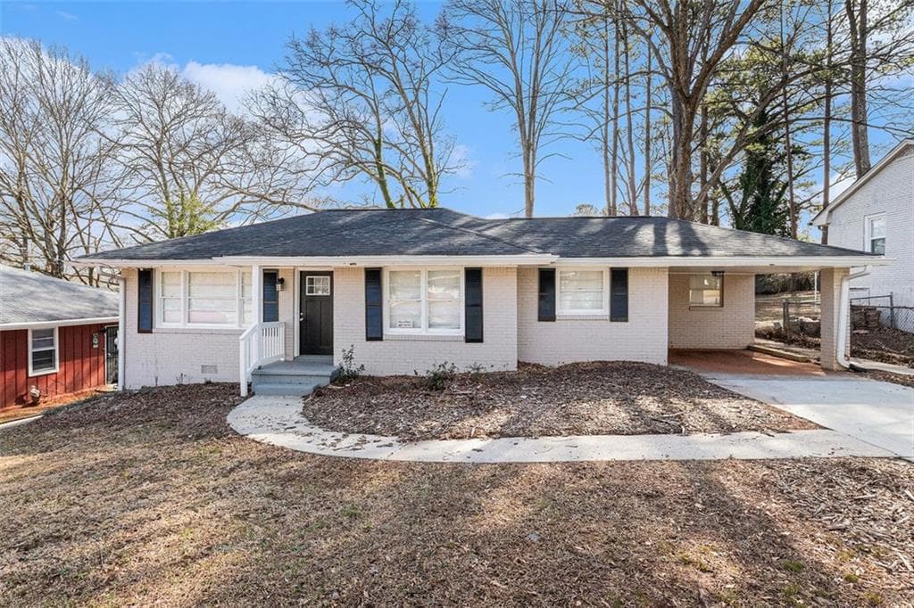 3 bedroom, 1 bathroom single family residence sold at 2867 MITCHELL Drive, Decatur, GA 30032