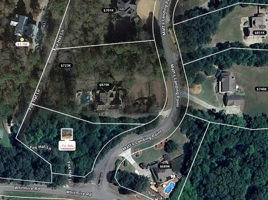 single family residence sold at 7415 Matts Landing Point, Cumming, GA 30028