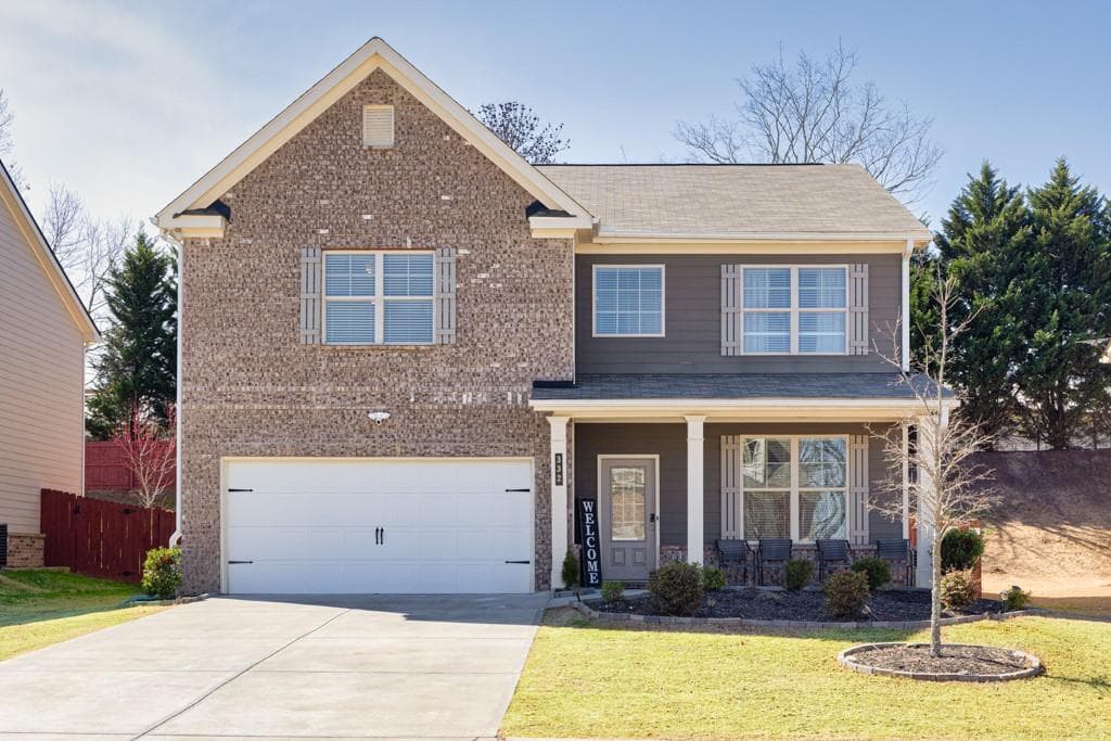 5 bedroom, 3 bathroom single family residence sold at 332 Hinton Farm Way, Dacula, GA 30019
