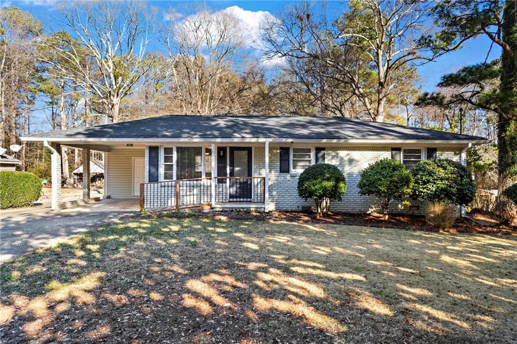 3 bedroom, 1 bathroom, 1,025 sq ft single family residence sold at 3619 Ponderosa Lane, Powder Springs, GA 30127