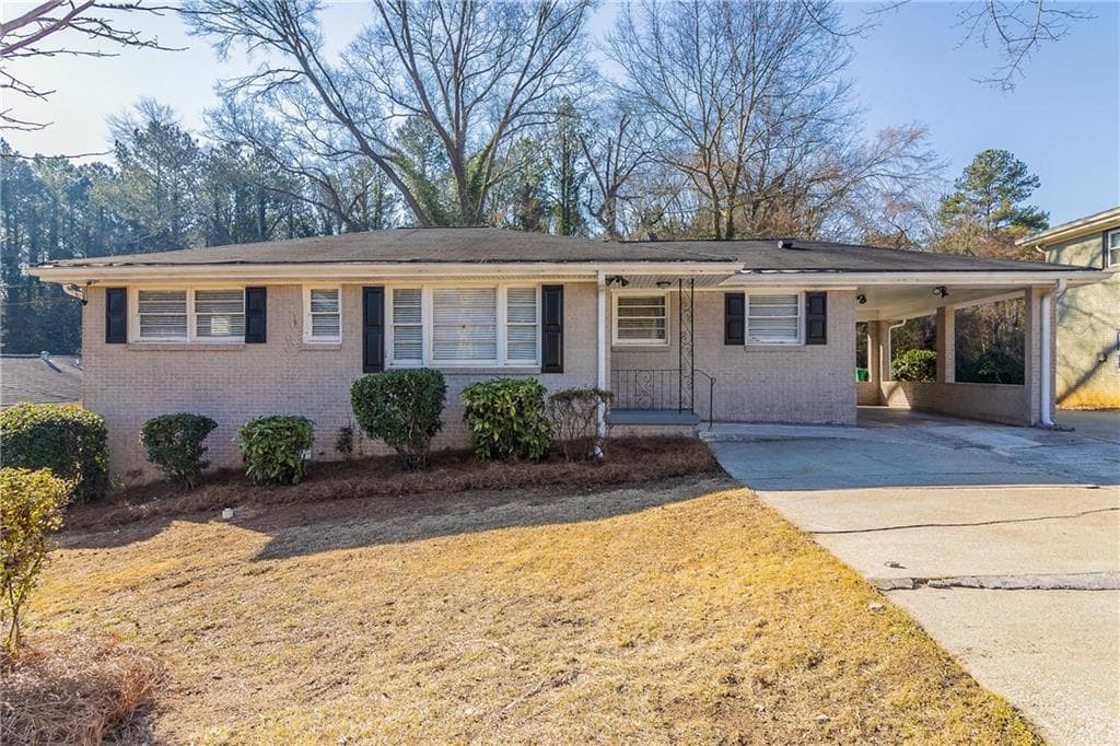 3 bedroom, 2 bathroom single family residence sold at 2592 Miriam Lane, Decatur, GA 30032