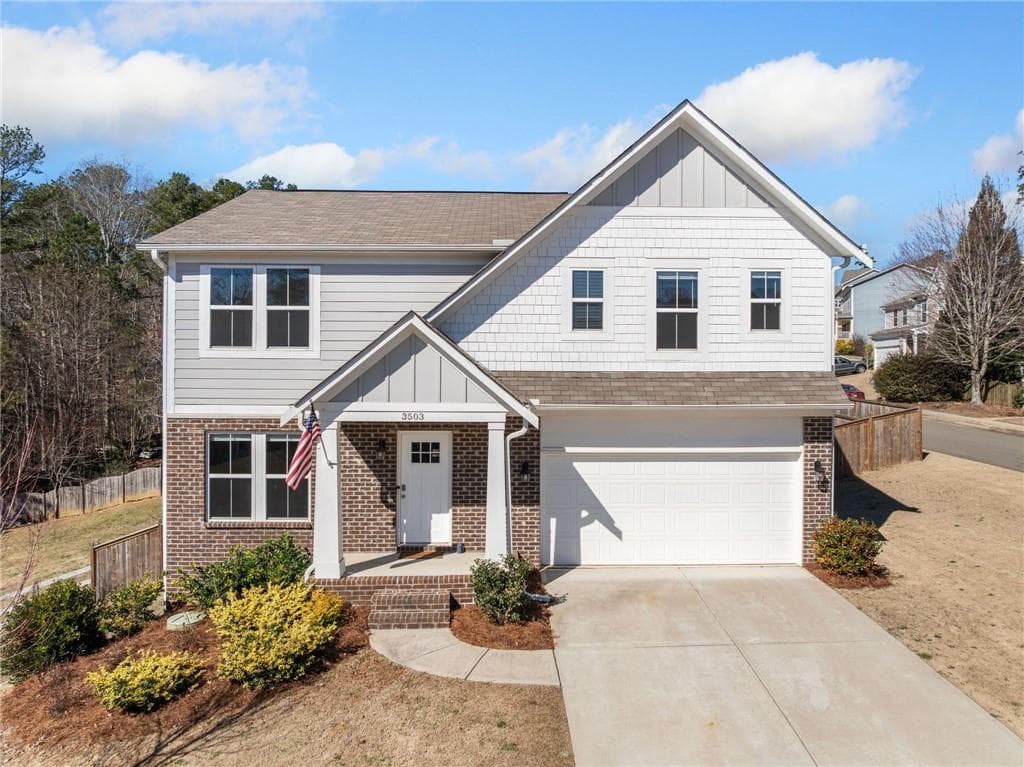 4 bedroom, 3 bathroom single family residence sold at 3503 Great Sky Parkway, Canton, GA 30114