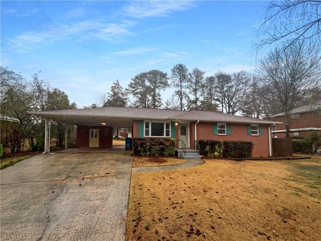 3 bedroom, 2 bathroom single family residence sold at 728 Birchwood Lane, Marietta, GA 30060