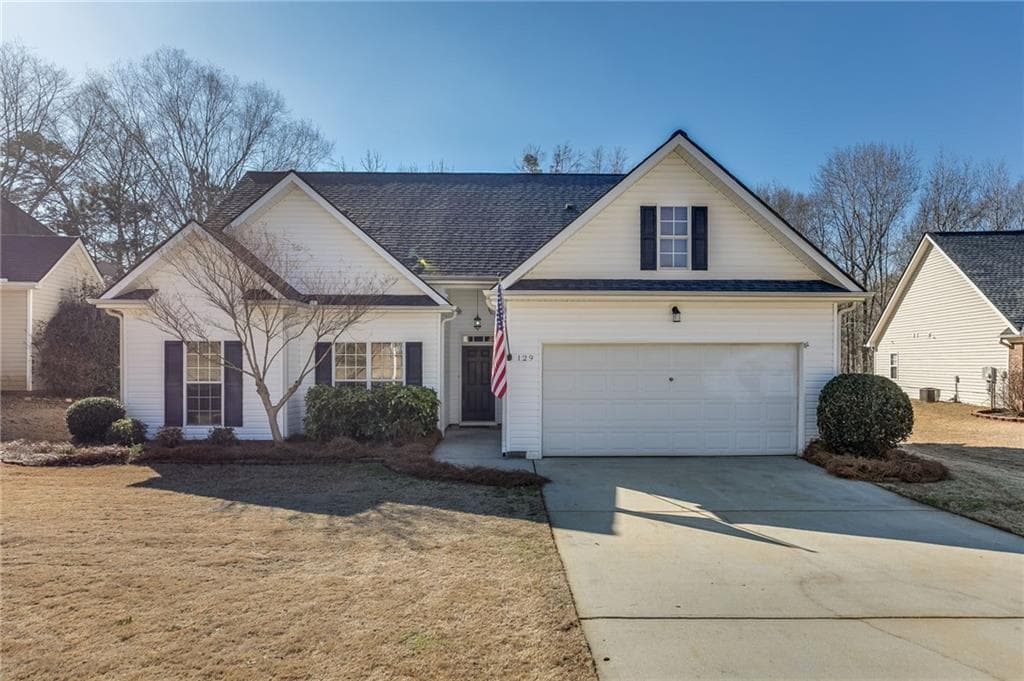 3 bedroom, 2 bathroom single family residence sold at 129 Bedford Park Drive, Newnan, GA 30263
