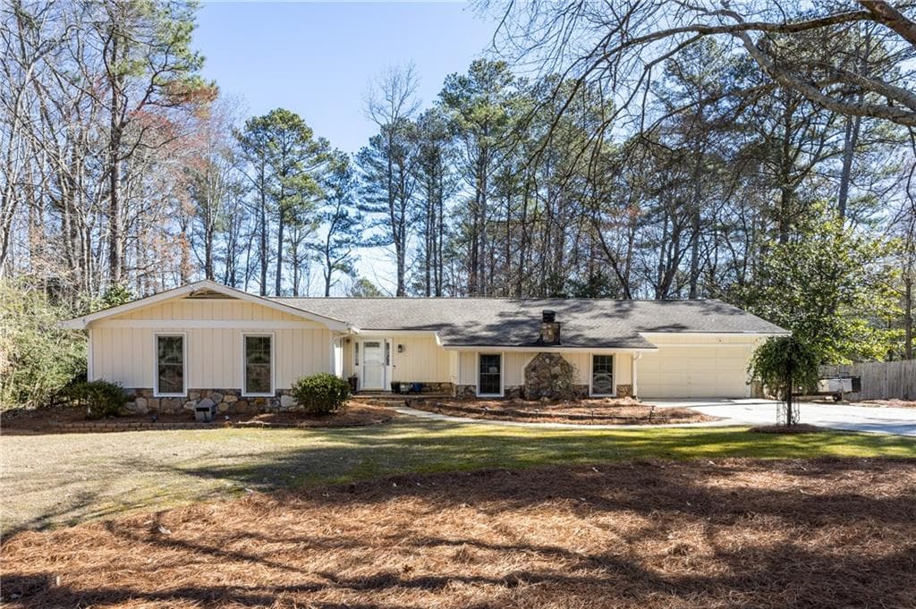 3 bedroom, 3 bathroom single family residence sold at 4664 Brunning Court, Atlanta, GA 30338