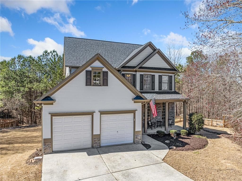 5 bedroom, 4 bathroom single family residence sold at 237 Elmbrook Lane, Canton, GA 30114