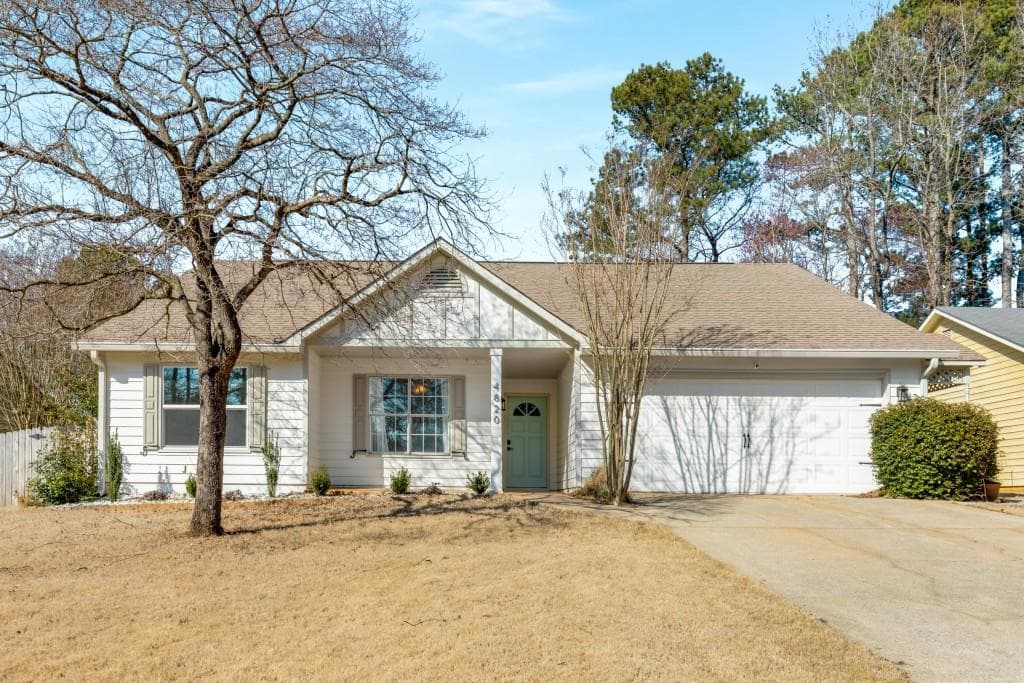 4 bedroom, 3 bathroom single family residence sold at 4820 Roswell Mill Drive, Alpharetta, GA 30022