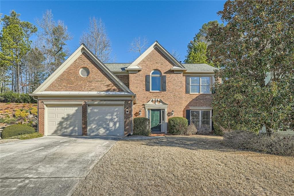 4 bedroom, 3 bathroom single family residence sold at 9185 Brockham Way, Alpharetta, GA 30022