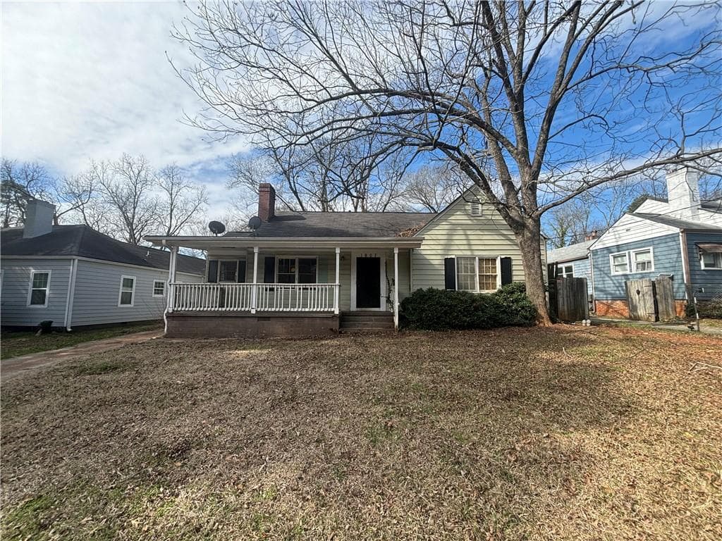 3 bedroom, 2 bathroom single family residence sold at 1907 Langston Avenue, Atlanta, GA 30310