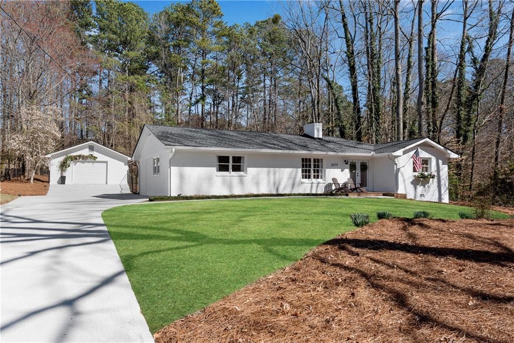4 bedroom, 2 bathroom single family residence sold at 5079 N Dogwood Hills Drive, Buford, GA 30518