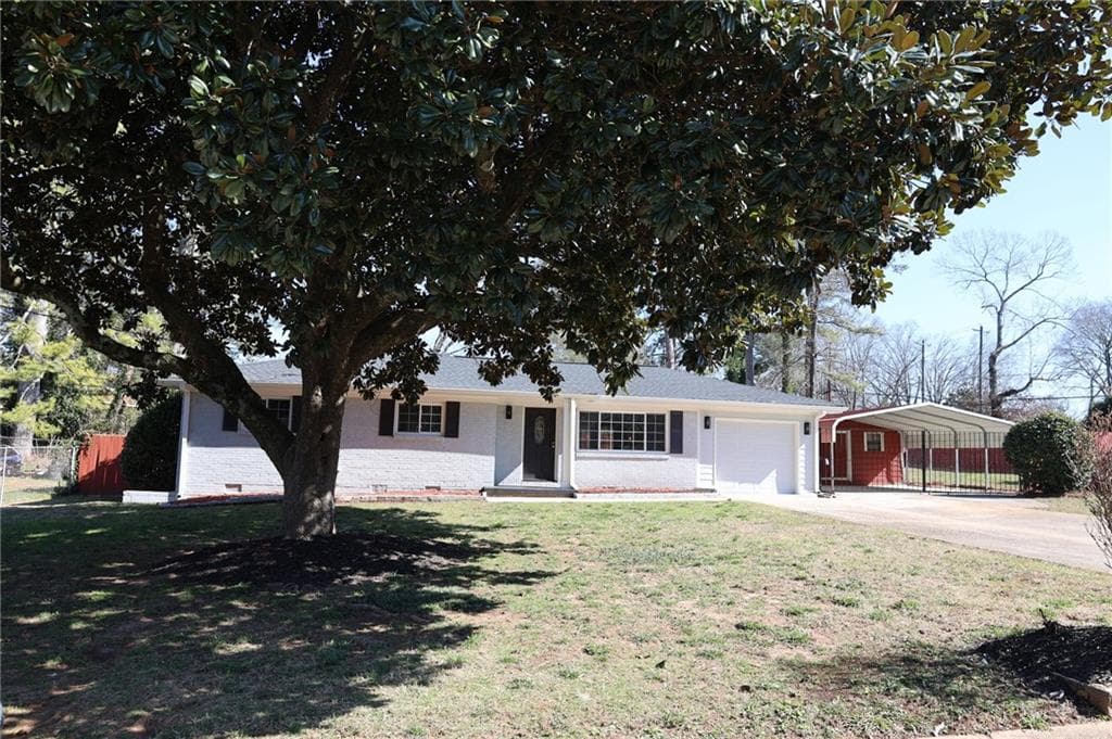 3 bedroom, 2 bathroom single family residence sold at 1988 Glenmar Drive, Decatur, GA 30032