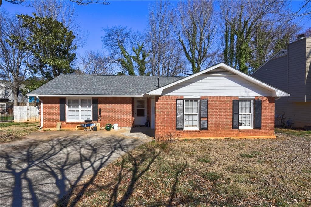 3 bedroom, 2 bathroom single family residence sold at 1119 Brittney Way, Norcross, GA 30093