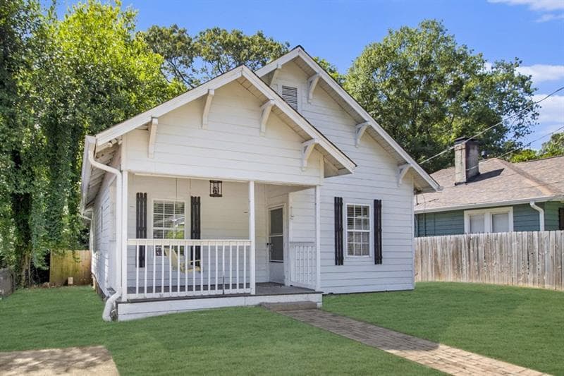 3 bedroom, 2 bathroom single family residence sold at 1705 Evans, Atlanta, GA 30310