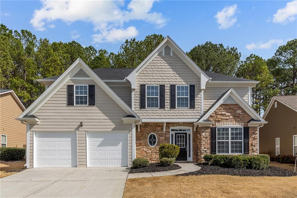 4 bedroom, 3 bathroom single family residence sold at 3024 Cooper Woods Lane, Loganville, GA 30052