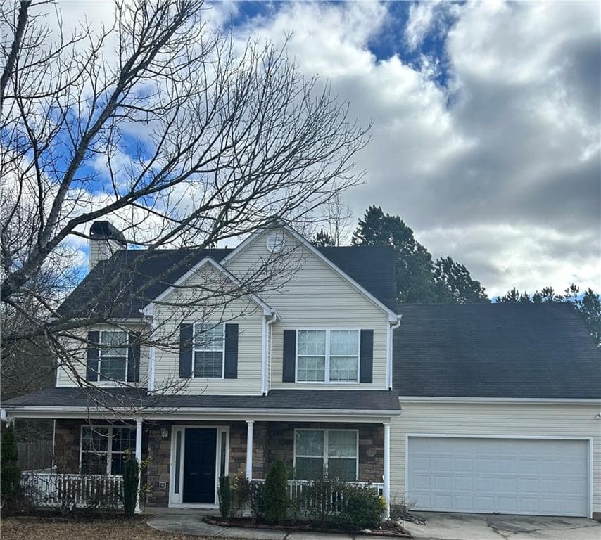 4 bedroom, 3 bathroom single family residence sold at 4457 Webb Meadows Drive, Loganville, GA 30052