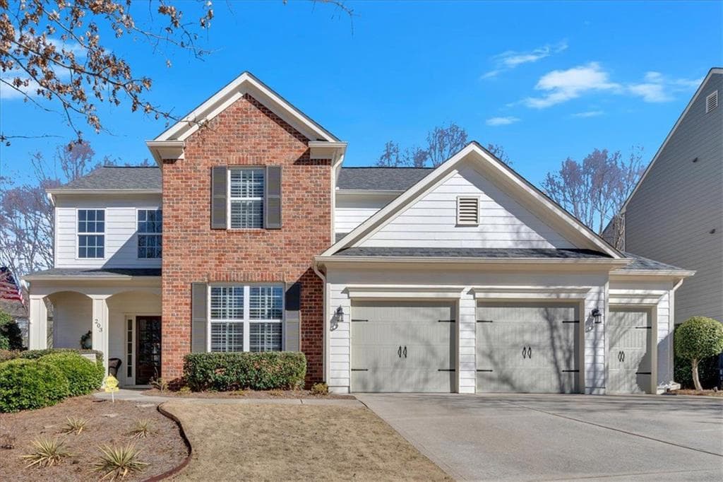 3 bedroom, 3 bathroom single family residence sold at 203 ROSEMAN Way, Woodstock, GA 30188