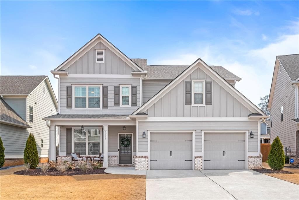 5 bedroom, 3 bathroom single family residence sold at 3330 Harmony Hill Road, Kennesaw, GA 30144