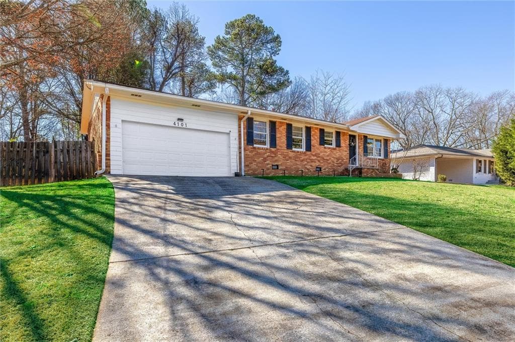 3 bedroom, 2 bathroom single family residence sold at 4101 Spring Meadow Road, Tucker, GA 30084