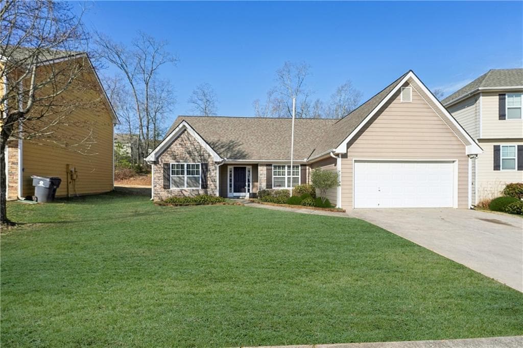 3 bedroom, 2 bathroom single family residence sold at 24 Crestbrook Drive, Cartersville, GA 30120