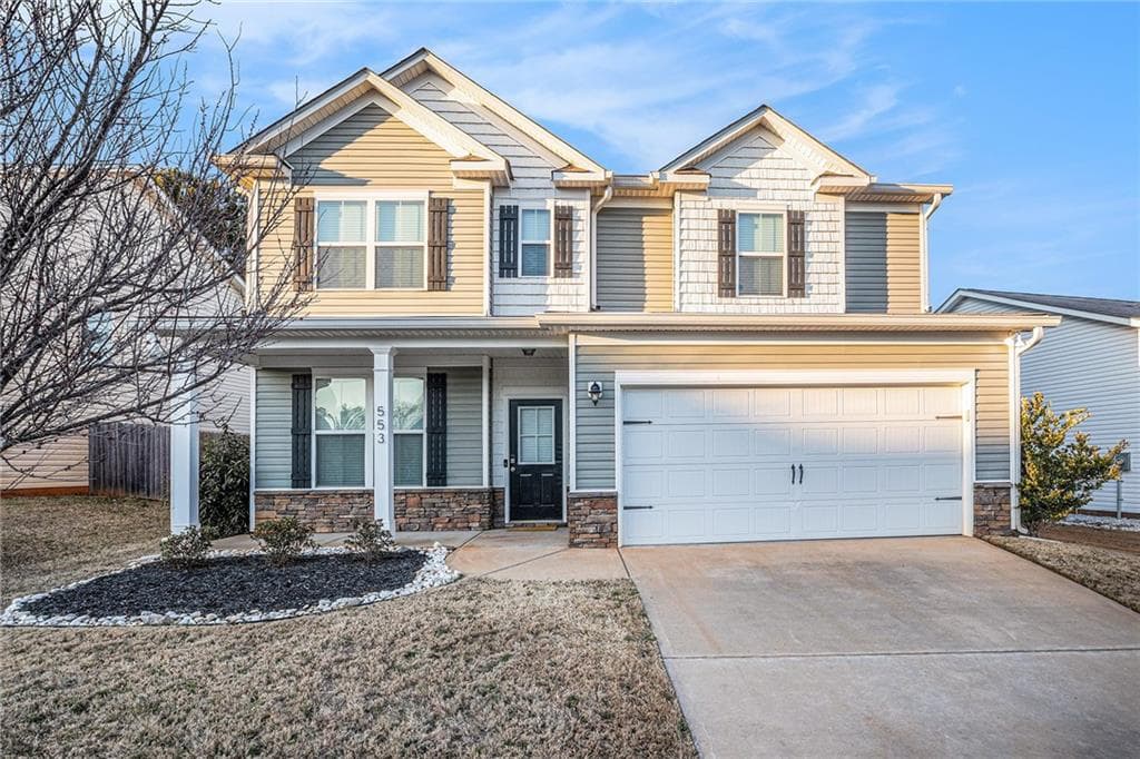 4 bedroom, 3 bathroom single family residence sold at 553 Greenlee Road, Athens, GA 30606