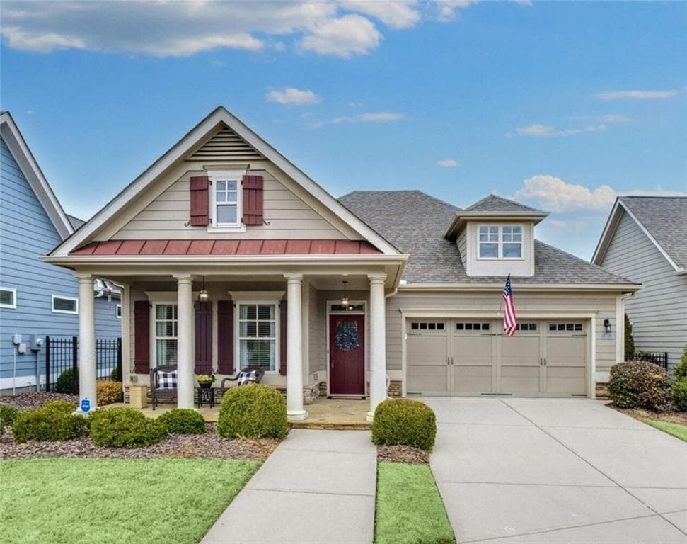 3 bedroom, 2 bathroom single family residence sold at 117 Clover Way, Woodstock, GA 30188