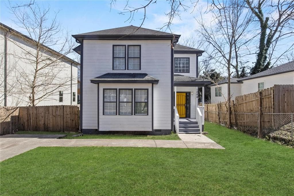 4 bedroom, 3 bathroom single family residence sold at 1088 Hubbard Street, Atlanta, GA 30310