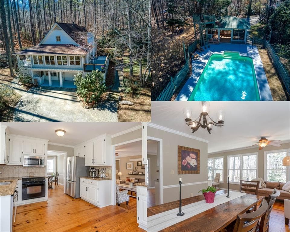 4 bedroom, 4 bathroom single family residence sold at 163 Town Creek Drive Drive, Canton, GA 30115