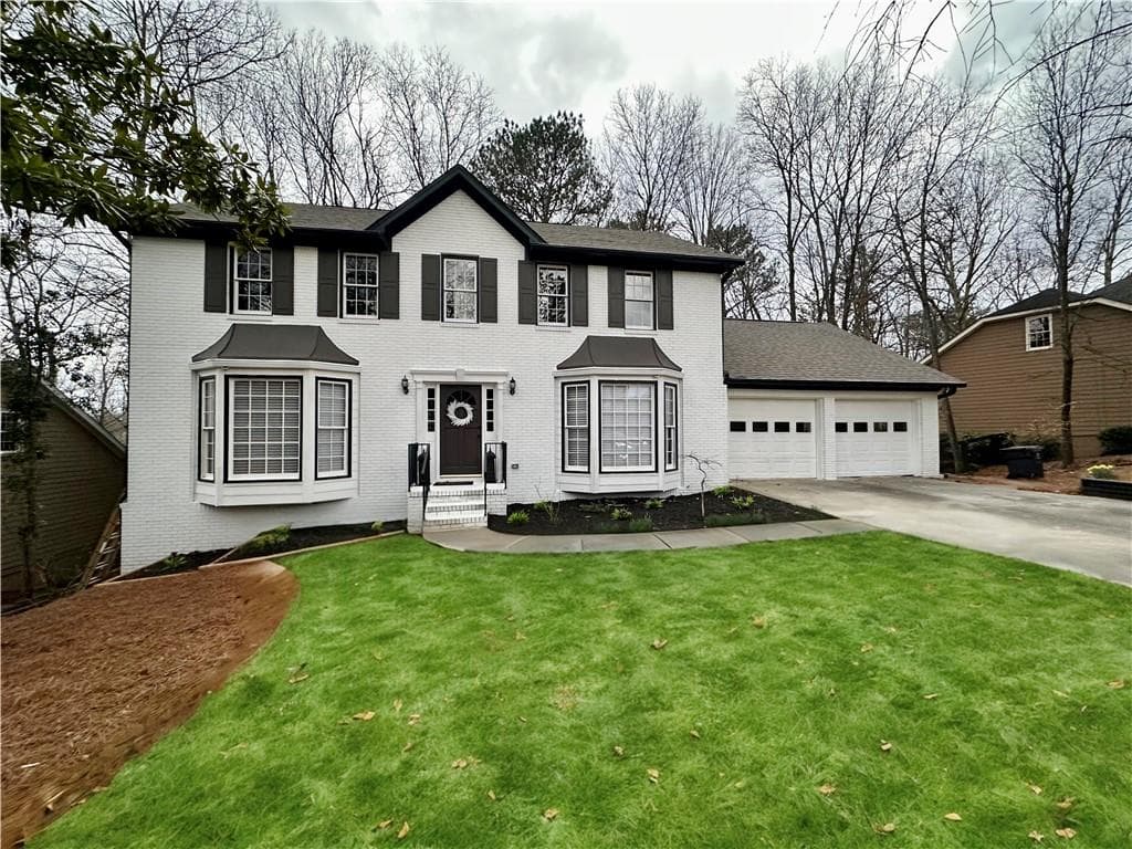 4 bedroom, 4 bathroom single family residence sold at 445 Bellflower Court, Roswell, GA 30076