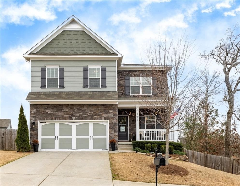 5 bedroom, 4 bathroom single family residence sold at 213 Augusta Walk, Canton, GA 30114