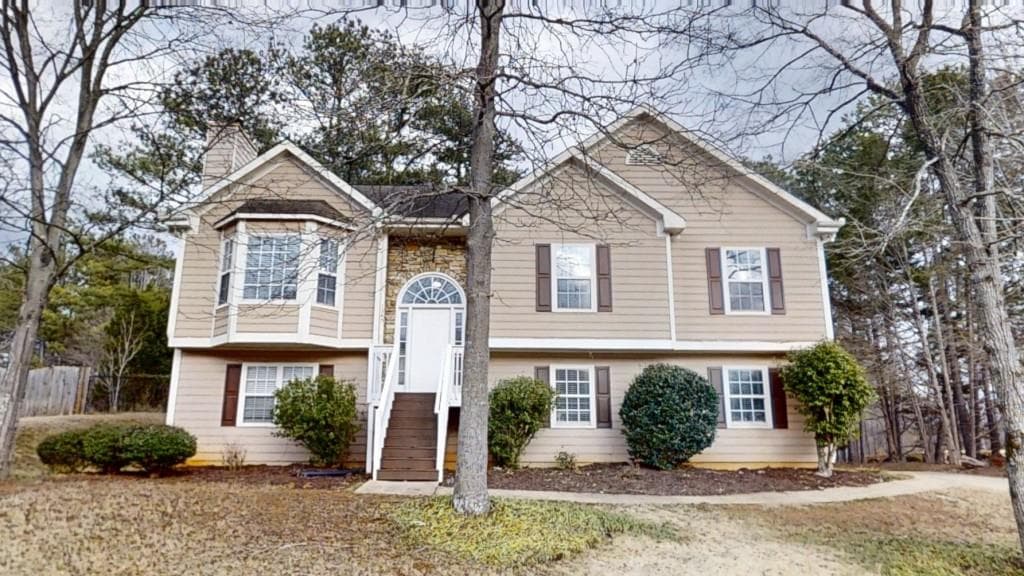 4 bedroom, 3 bathroom single family residence sold at 1345 Smoke Hill Drive, Hoschton, GA 30548