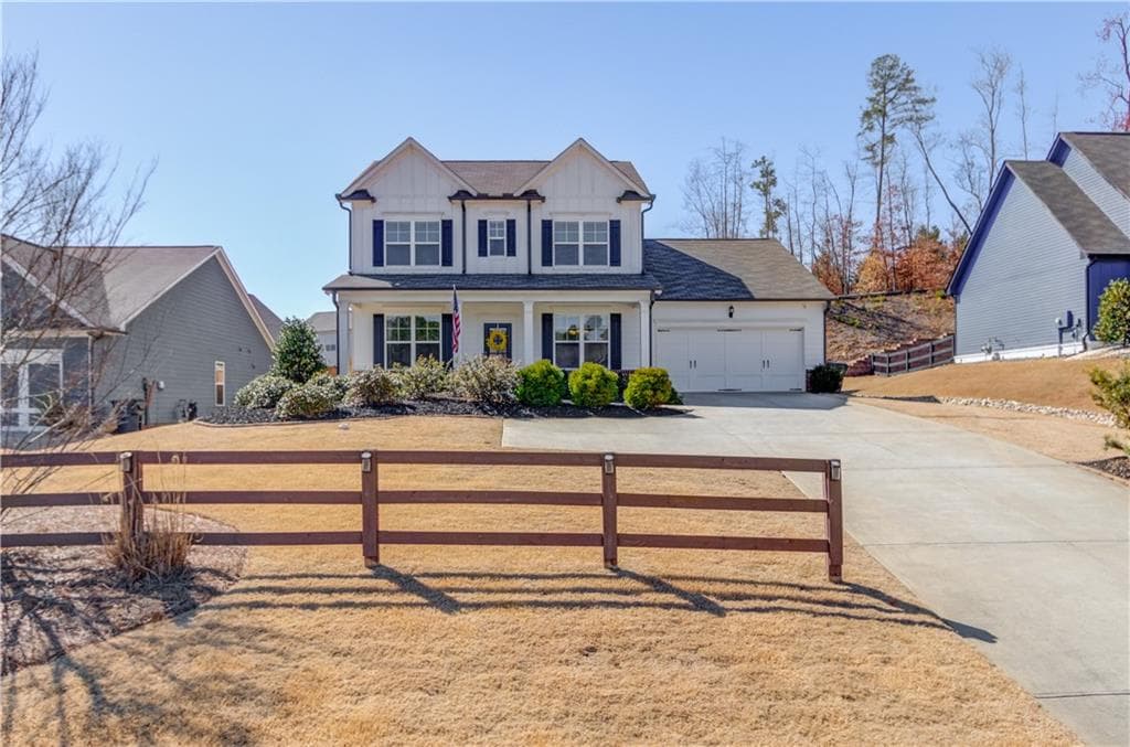 4 bedroom, 3 bathroom single family residence sold at 4152 Woodward Mill Road, Sugar Hill, GA 30518