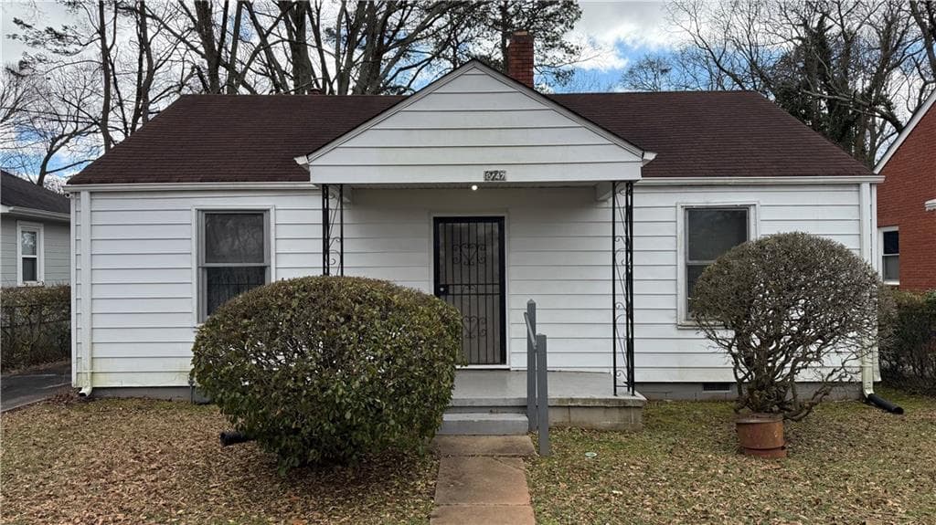 2 bedroom, 1 bathroom single family residence sold at 2447 Crestview Avenue, Decatur, GA 30032