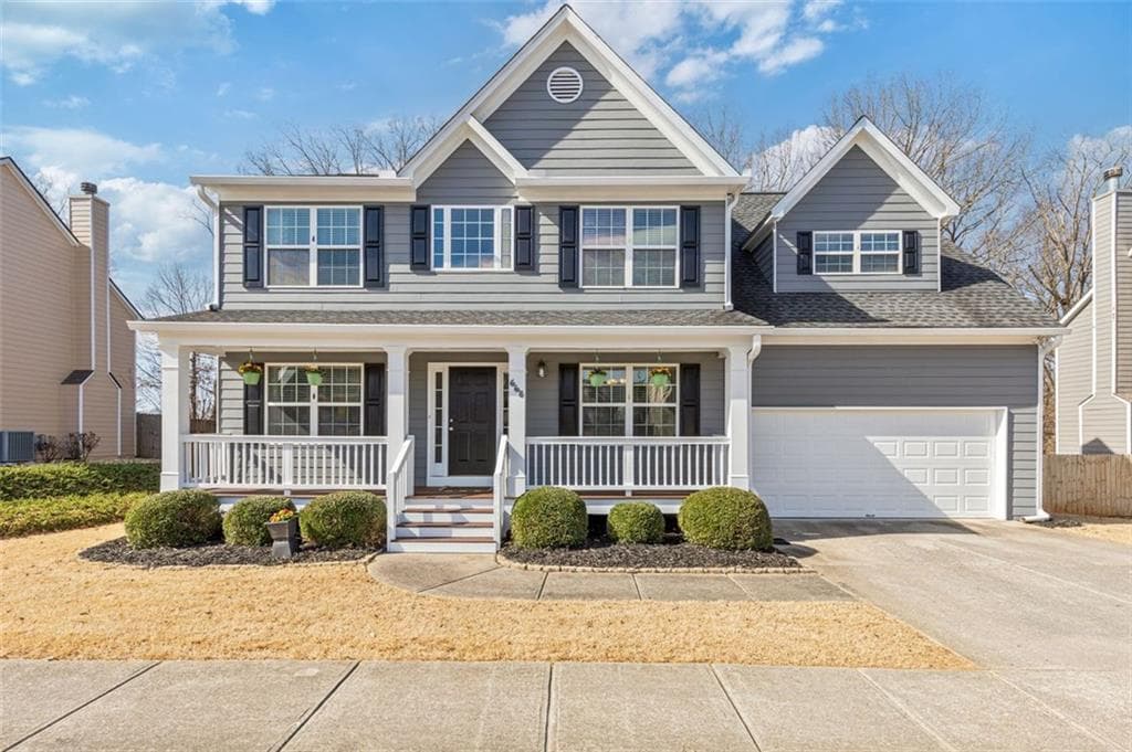 4 bedroom, 3 bathroom single family residence sold at 668 New Liberty Way, Braselton, GA 30517
