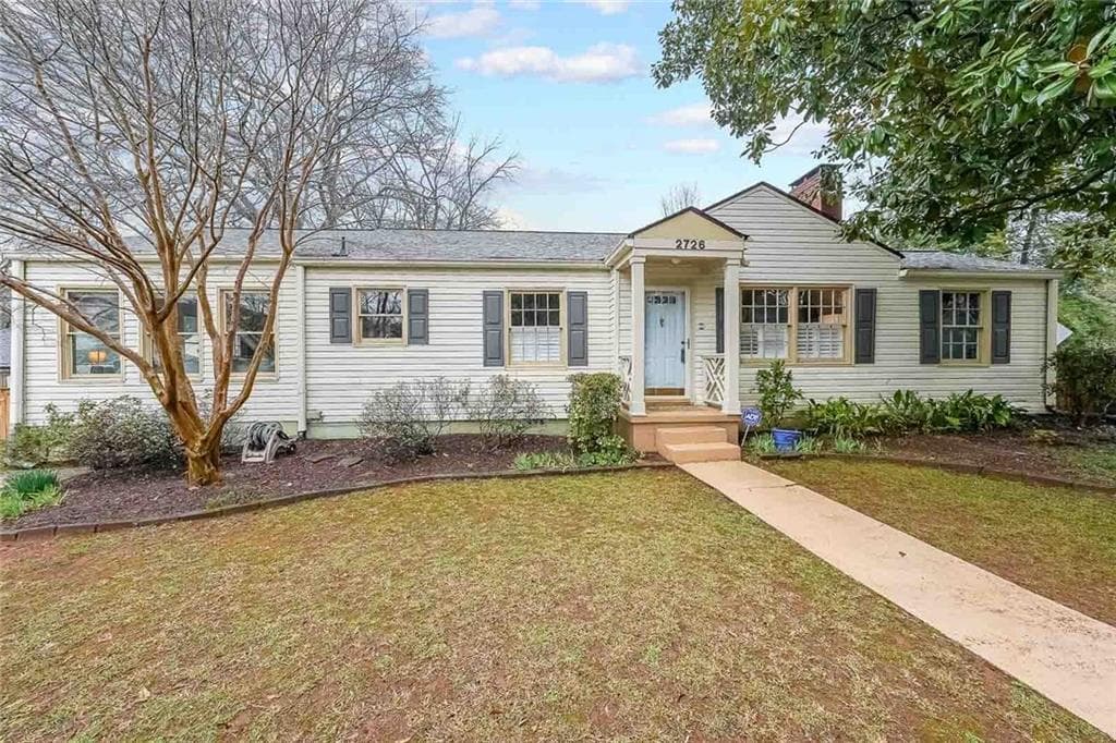 2 bedroom, 2 bathroom single family residence sold at 2726 Craigie Avenue, Decatur, GA 30030