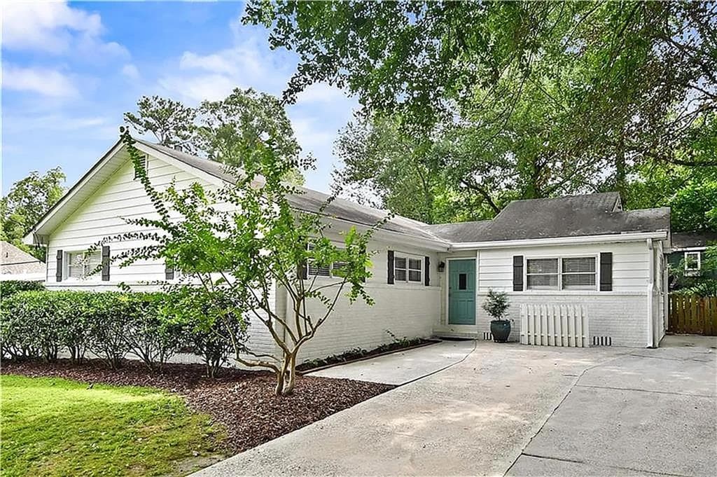 3 bedroom, 2 bathroom single family residence sold at 2327 Ewing Drive, Brookhaven, GA 30319