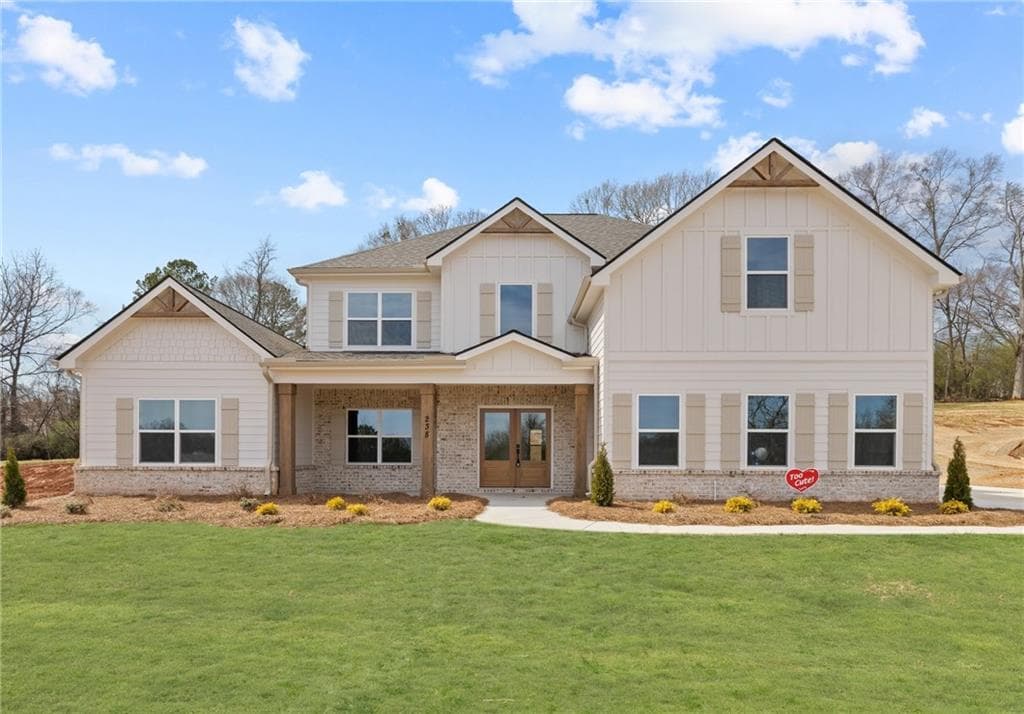 4 bedroom, 5 bathroom single family residence sold at 238 Races Road, Hoschton, GA 30548