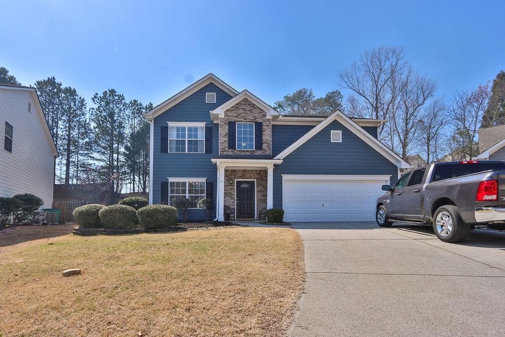 4 bedroom, 3 bathroom single family residence sold at 537 Quinn Drive, Woodstock, GA 30188