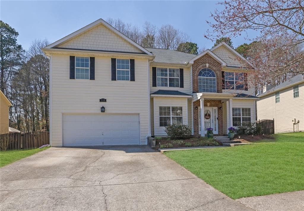 6 bedroom, 4 bathroom single family residence sold at 318 Farmbrook Pass, Canton, GA 30115