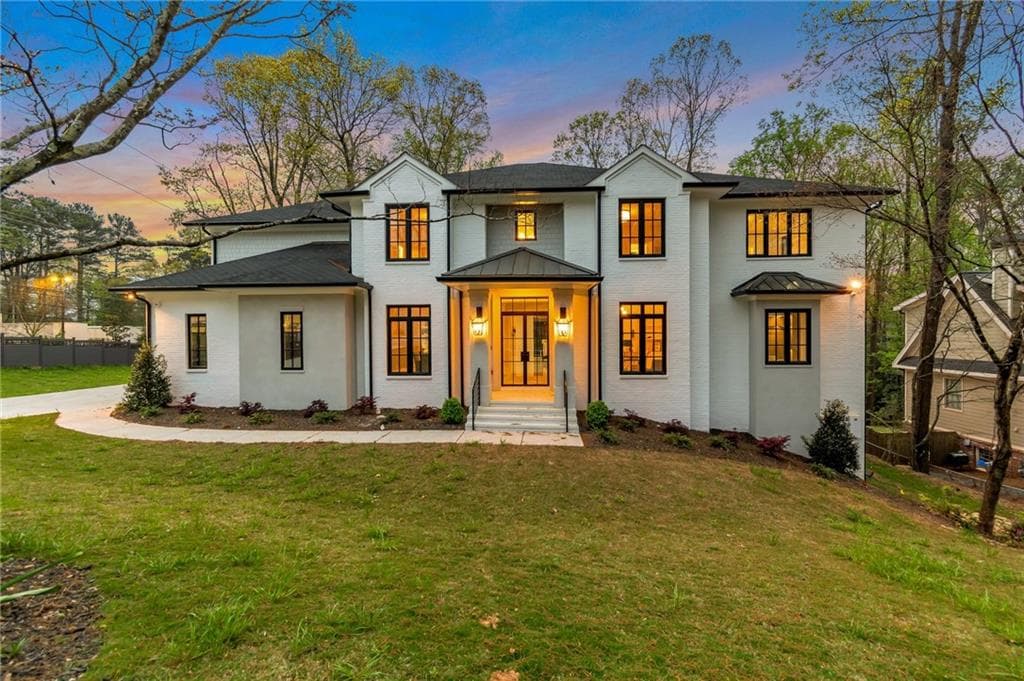 5 bedroom, 6 bathroom single family residence sold at 3968 Ashford Dunwoody, Brookhaven, GA 30319
