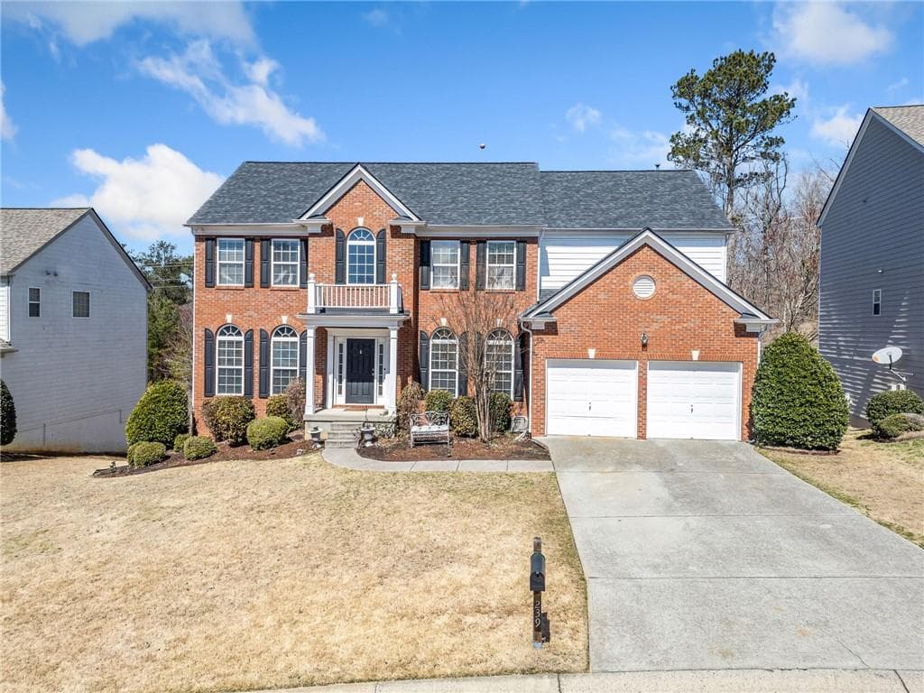 6 bedroom, 4 bathroom single family residence sold at 239 Sumac Trail, Woodstock, GA 30188