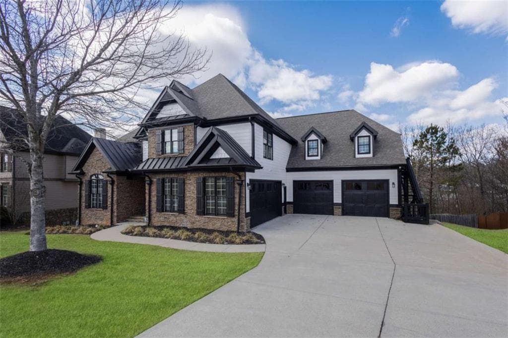 6 bedroom, 5 bathroom single family residence sold at 2077 Towne Mill Avenue, Canton, GA 30114