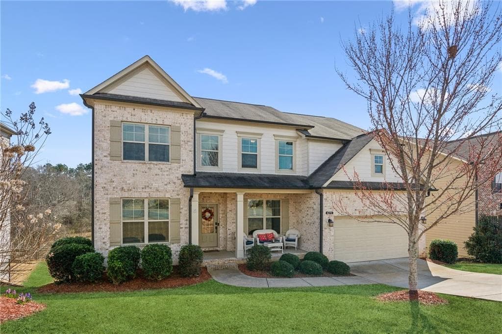 5 bedroom, 4 bathroom single family residence sold at 4270 Pleasant Woods Drive, Cumming, GA 30028