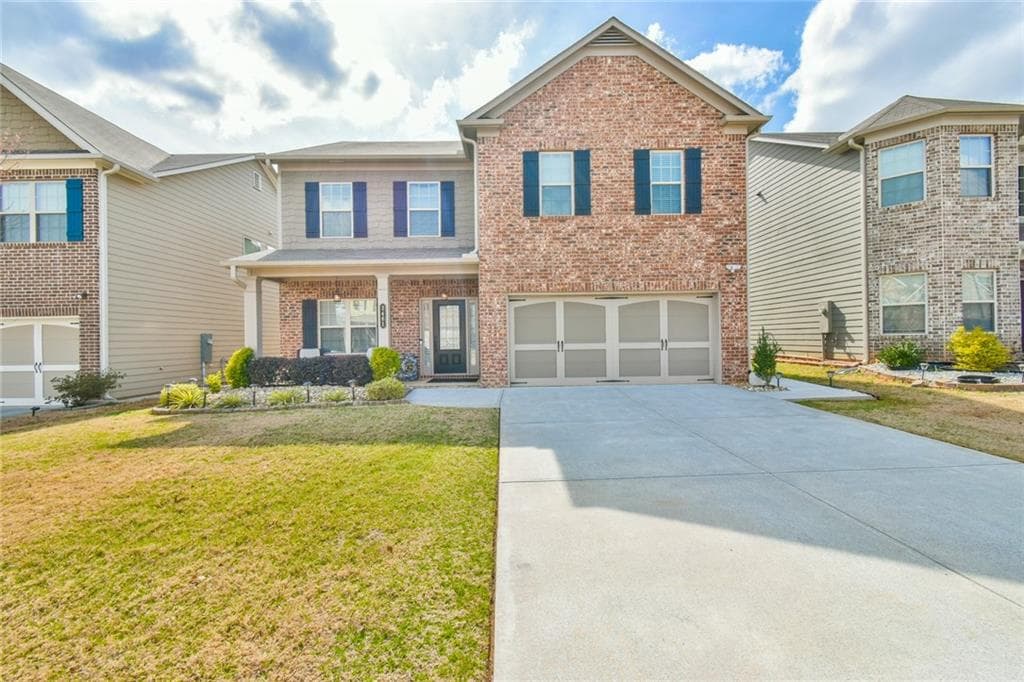 4 bedroom, 3 bathroom single family residence sold at 2461 Melton Common Drive, Dacula, GA 30019