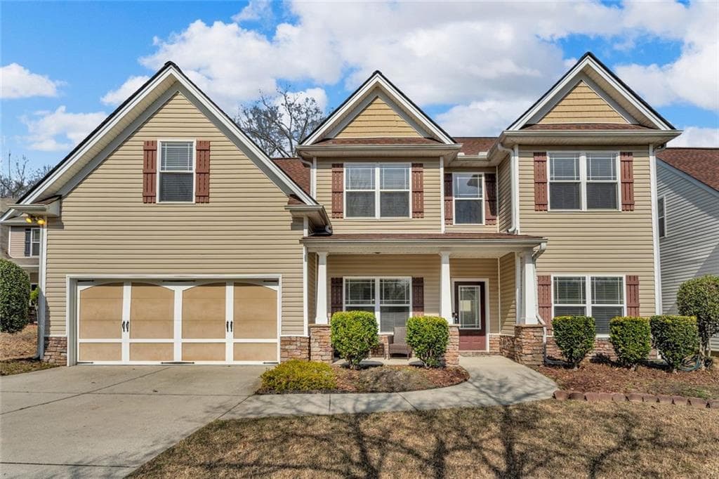 4 bedroom, 3 bathroom single family residence sold at 1531 Autumn Wood Trail, Buford, GA 30518