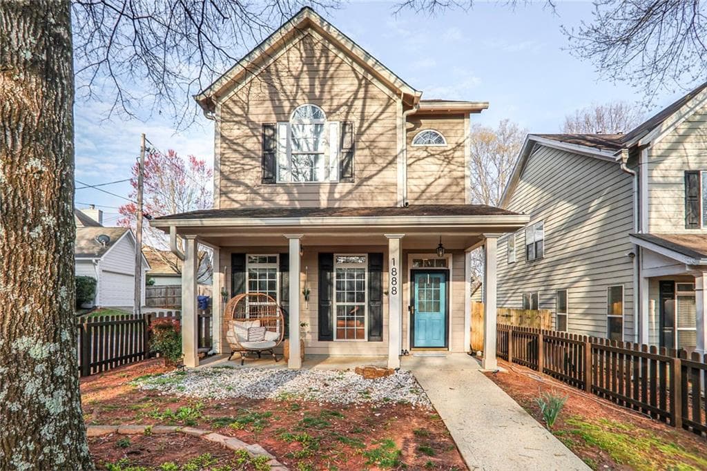 3 bedroom, 2 bathroom single family residence sold at 1888 Mallard Street, Atlanta, GA 30318