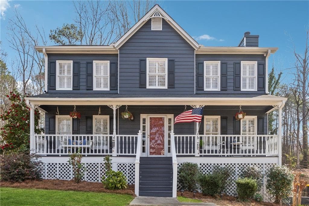 4 bedroom, 3 bathroom single family residence sold at 1609 Twin Courts Lane, Marietta, GA 30008