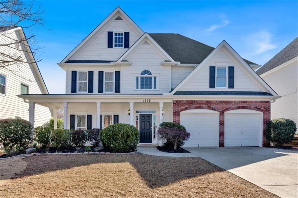 4 bedroom, 3 bathroom single family residence sold at 1236 Nottoway Trail, Marietta, GA 30066