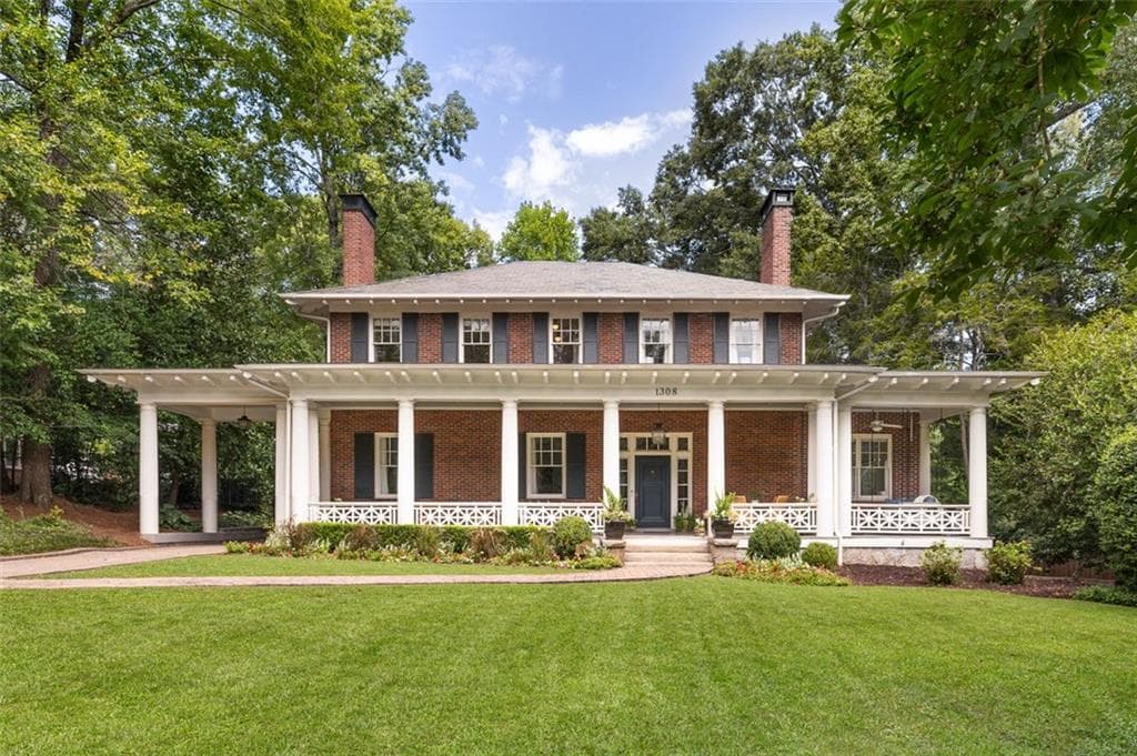 4 bedroom, 6 bathroom, 5,046 sq ft single family residence sold at 1308 Fairview Road, Atlanta, GA 30306