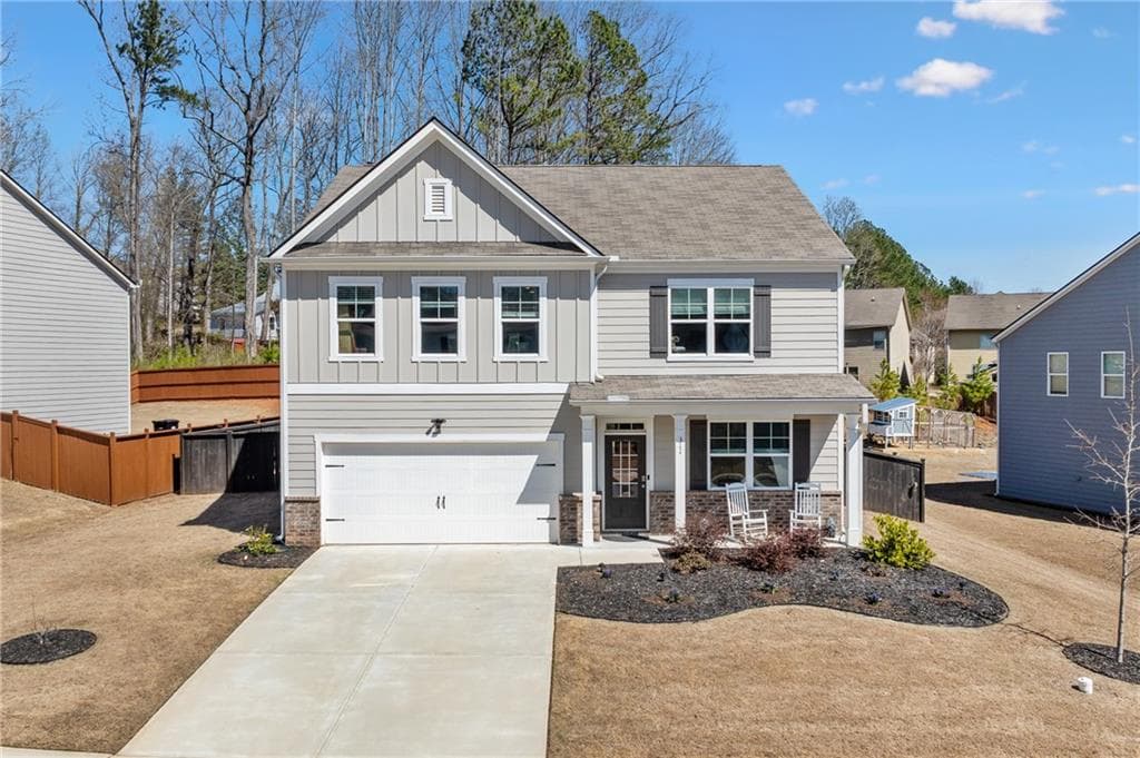 5 bedroom, 3 bathroom single family residence sold at 311 Ivy Chase Loop, Dallas, GA 30157